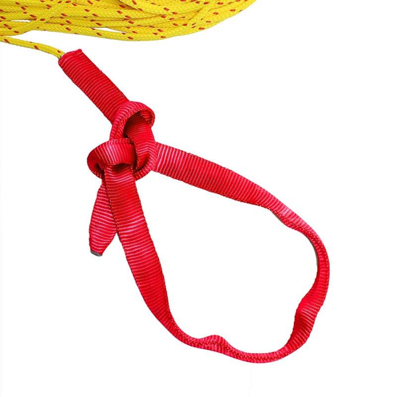 Oscar Man Overboard Recovery Sling - rope covered with webbing loop detail