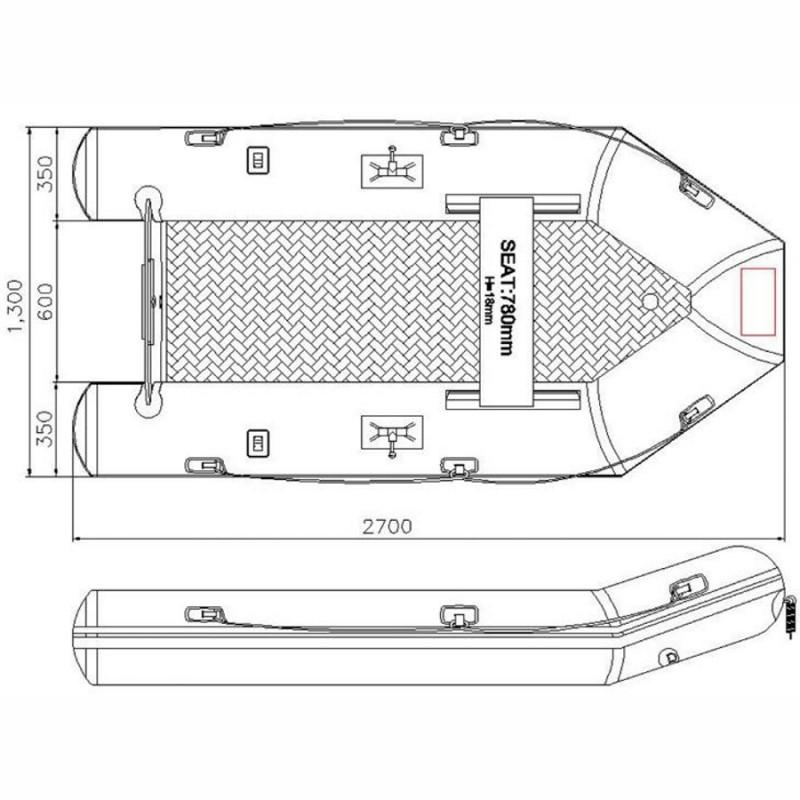 Seago Go Lite 270 Dimensions