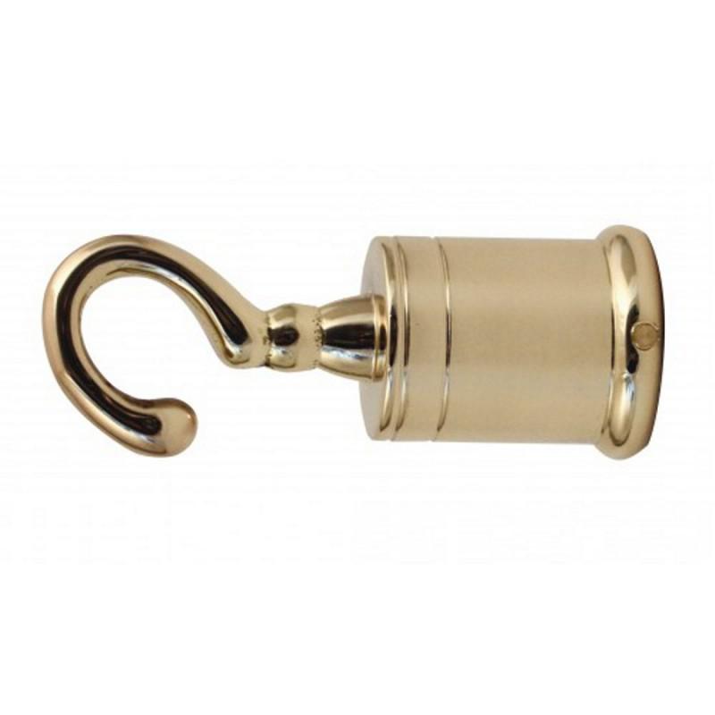 Barrier Rope End Hook Solid Brass