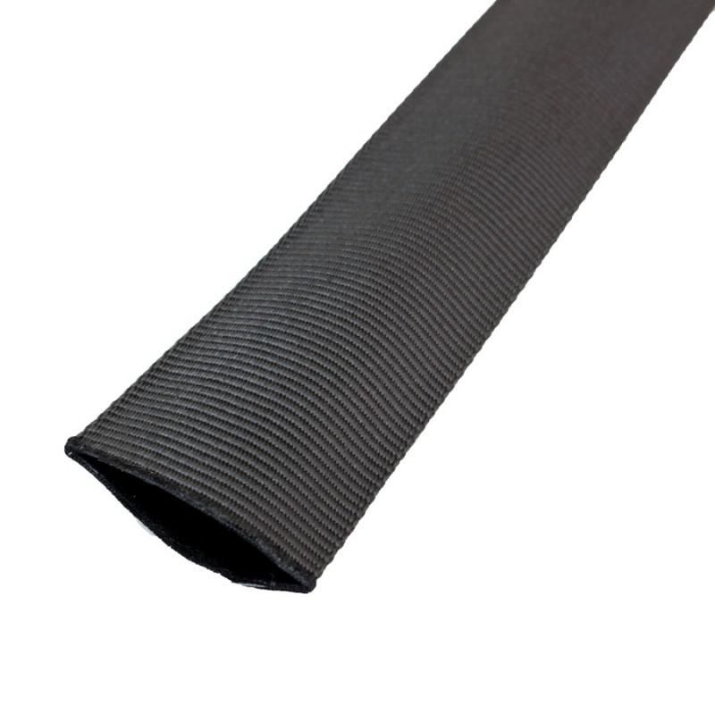 Anti-Chafe Tubular Polyester Webbing 33mm Black for 12-16mm rope