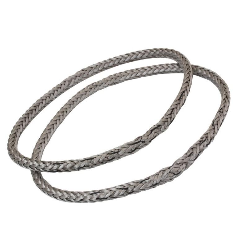 Dyneema rope PRO SK78 4mm by the meter silver braided