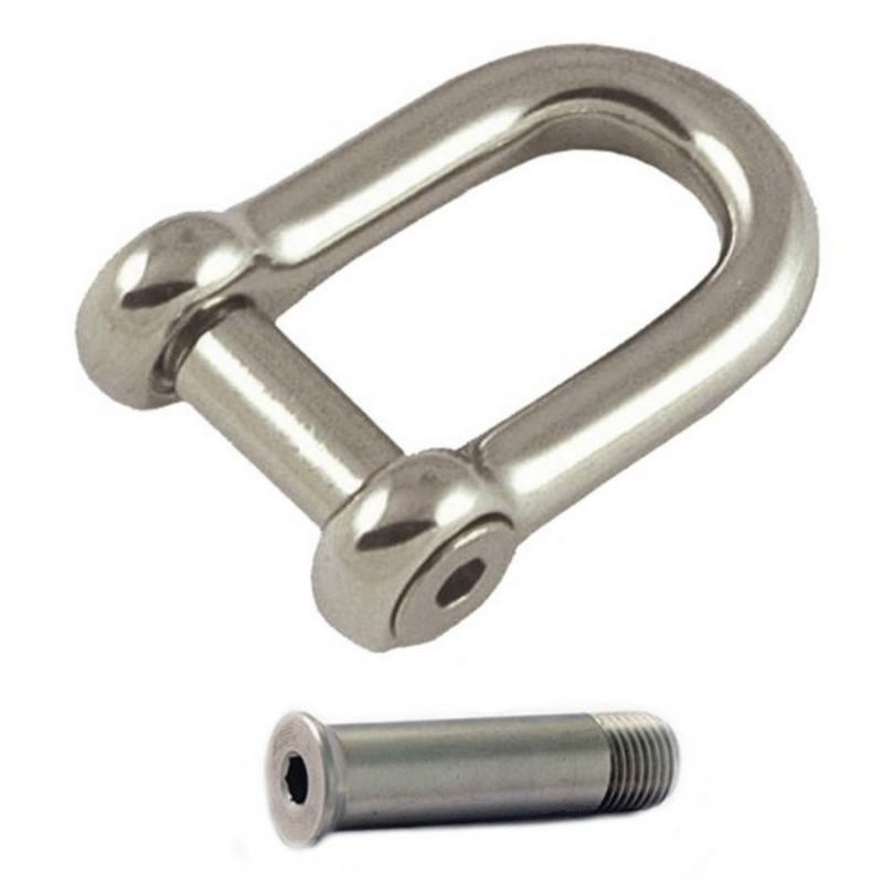 Petersen Stainless Steel D Shackle Socket Pin