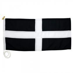 Cornwall, premium sewn flag of Saint Piran