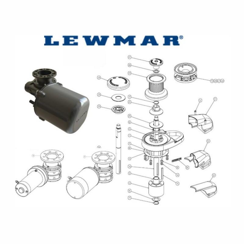 LEWMAR Windlass Concept 1 Aluminium Chain cover   Part no 65000531 