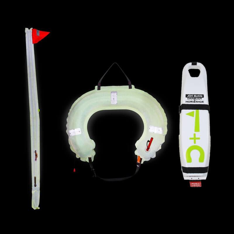 Jonbuoy Danbuoy and Horseshoe Lifebuoy Glo Lite