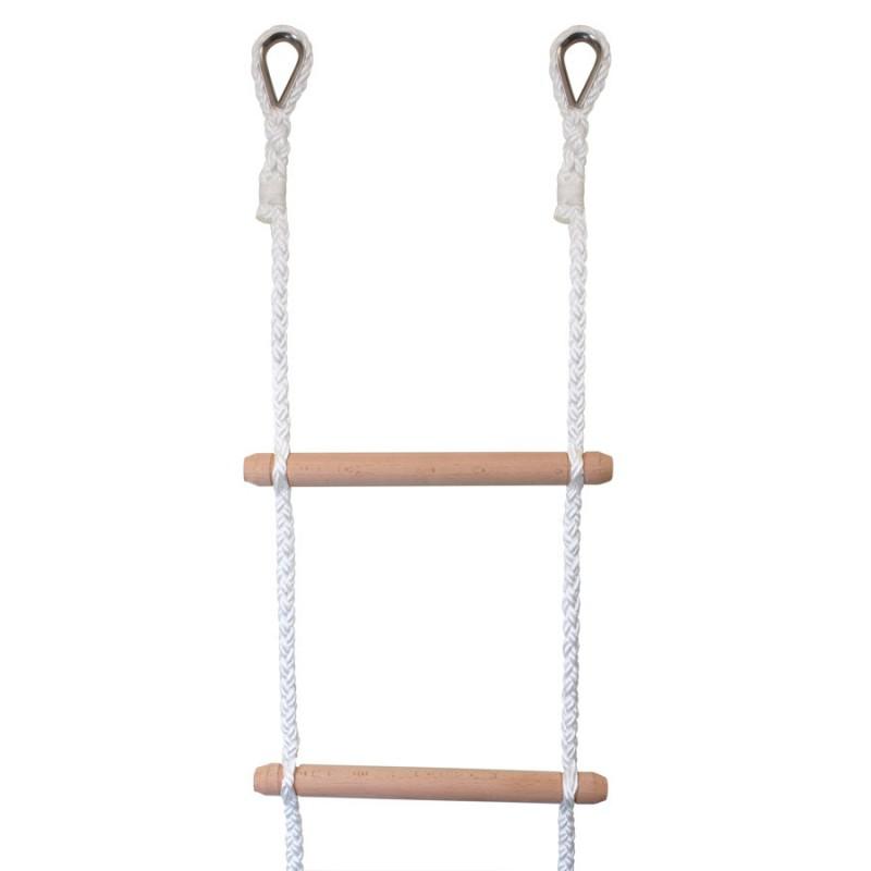 Rope Ladder with stainless steel thimbles added