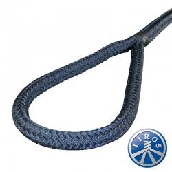 18mm Royal Blue 3 Strand Softline Mooring Rope Strop x 2 Metres With Shackle 