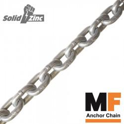 8mm DIN766 MF Grade 40 Hot Dip, Solid Zinc Galvanised Calibrated Anchor Chain