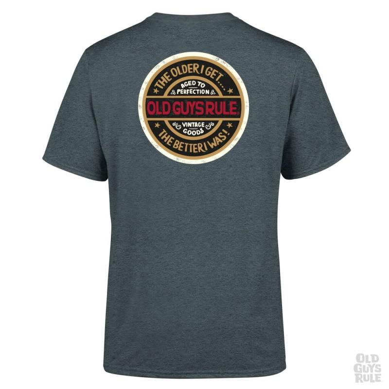 Old Guys Rule Natural Traction T-Shirt - Dark Heather