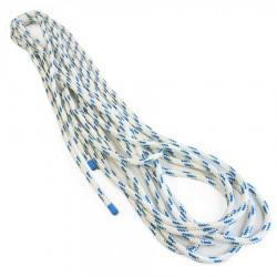 13m of 10mm diameter Blue Code Braid on Braid finished with Heat Seal and Heat Shrink both ends