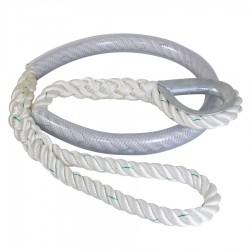 Clearance Spliced LIROS 3 Strand Nylon - Loop, Hose, and Galvanised Eye