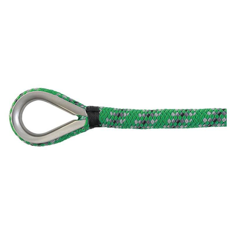 Jimmy Green Core Dependent Braid Splicing - Marlow D2 Club - Eye Splice Stainless Steel Thimble