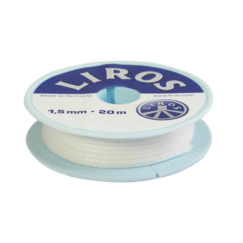 Liros waxed whipping twine white 1.5mm