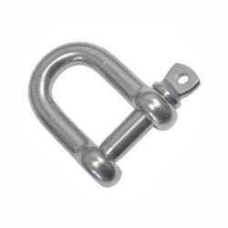 Proboat Rated Stainless Steel Dee Shackles - Medium