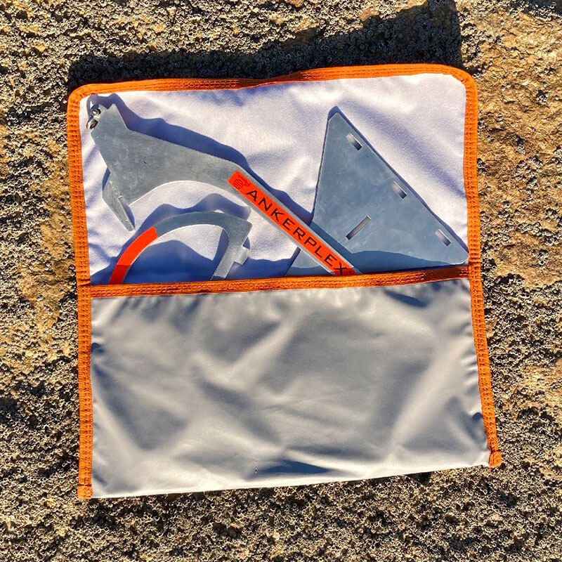 Ankerplex Anchor Stowage Bag on beach