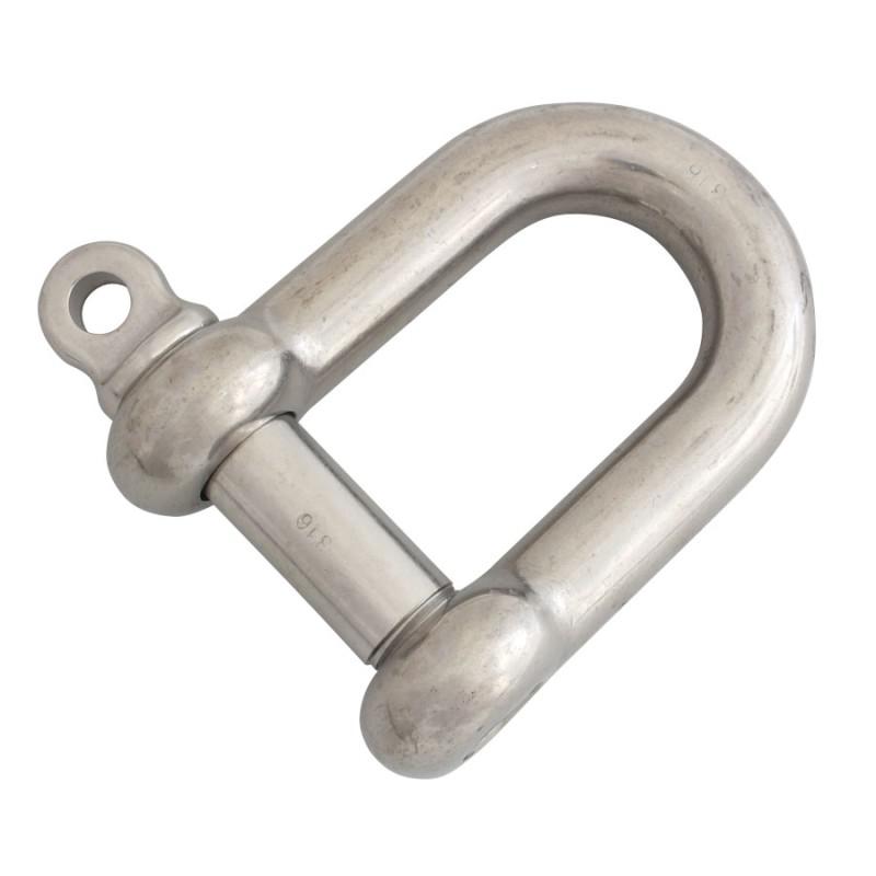 Proboat Rated Stainless Steel Dee Shackles - large