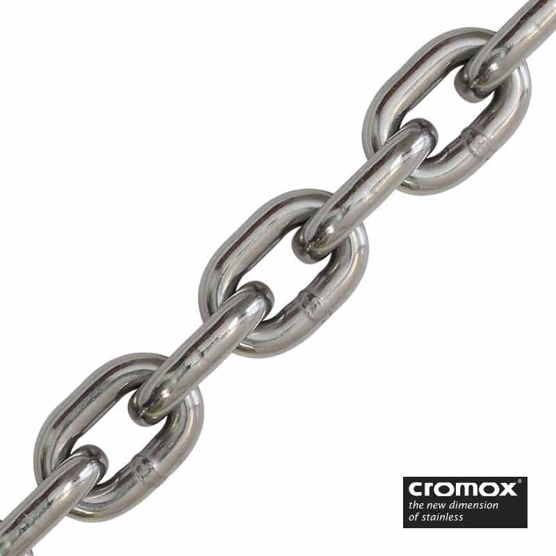 cromox G6 PLUS Electro Polished Stainless Steel Anchor Chain AISI 318LN