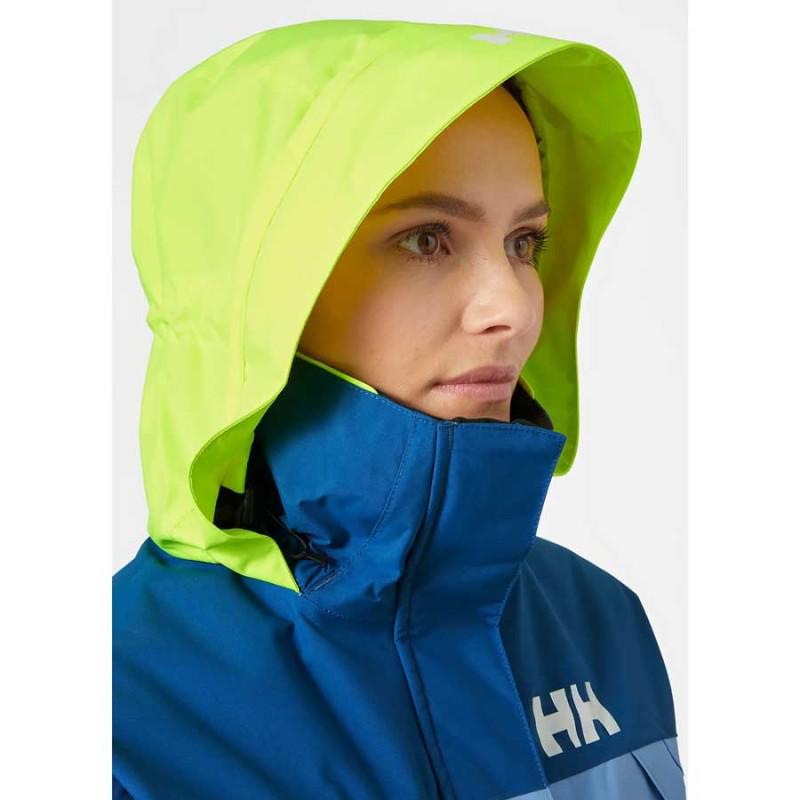 Helly Hansen Women's Pier 3.0 Jacket - front with hood up