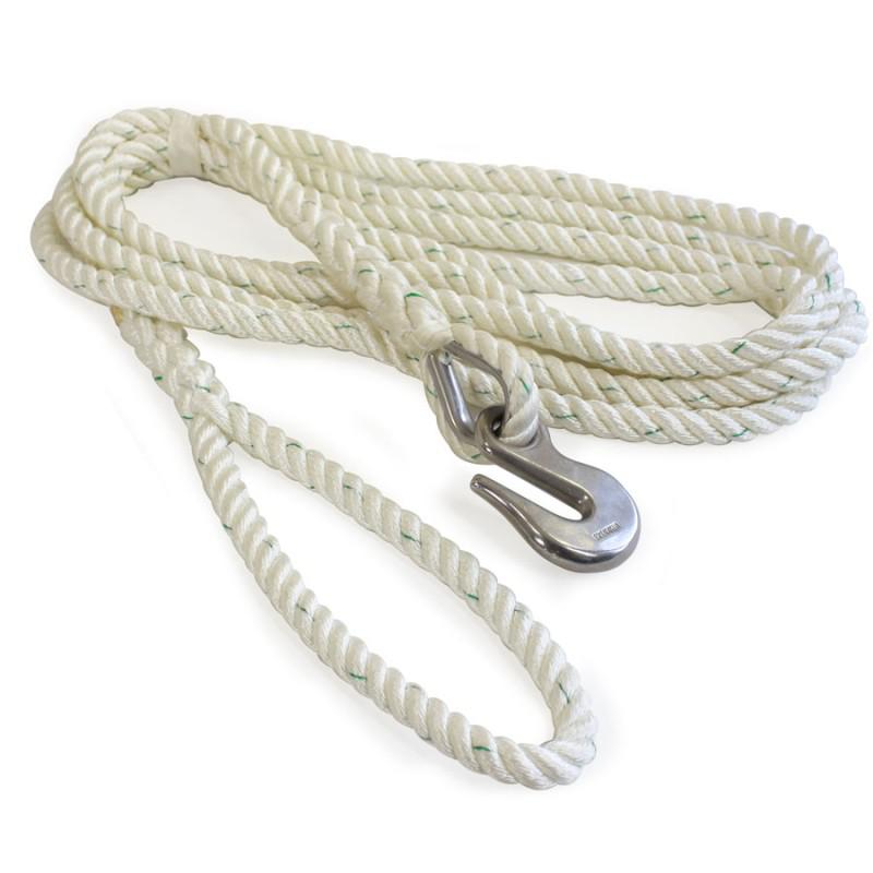 Clearance Spliced Chain Snubbing Strop - 3 Strand NYLON Clearance Spliced Chain Snubbing Strop - 3 Strand NYLON