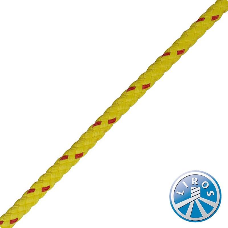 LIROS 5mm 8 Plait Polypropylene Floating Safety Rope LIROS 5mm 8 Plait Polypropylene Floating Safety Rope
