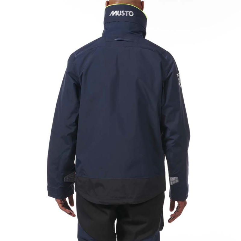 Musto Men's BR1 Channel Jacket - Back View - Navy