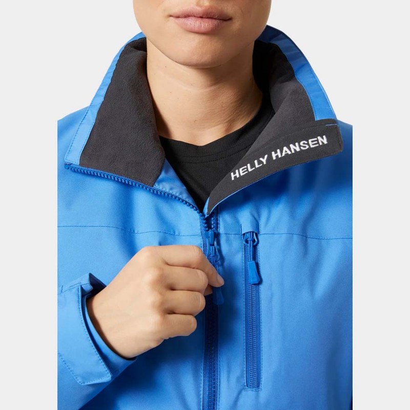 Helly Hansen Women's Crew Hooded Midlayer 2.0 Jacket - zip front detail