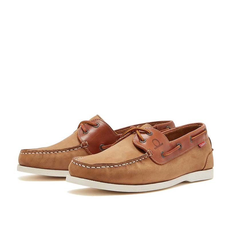 Chatham Men's Galley Leather Deck Shoes - Tan