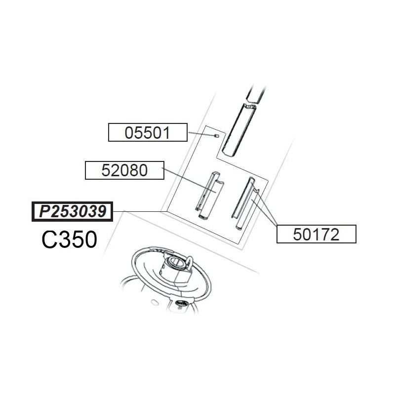 Profurl Cruising manual Reefing System Lower Bearing Kit