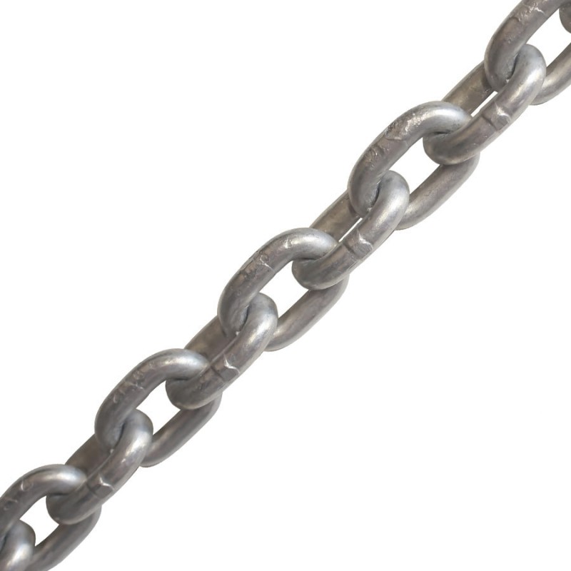 12mm ISO MF Grade 40 Hot Dip, Solid Zinc Galvanised Calibrated Anchor Chain