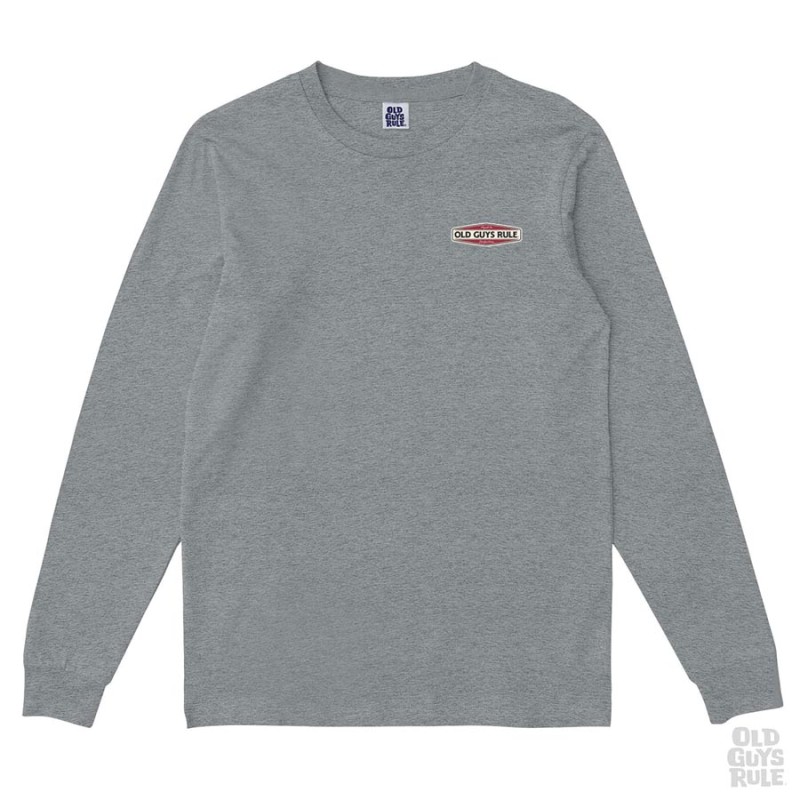 Old Guys Rule Long Sleeve T-Shirt - Aged to Perfection - FRONT