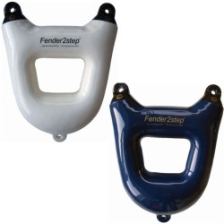 Dan Fender2Step -Two Step Fenders, White and Navy