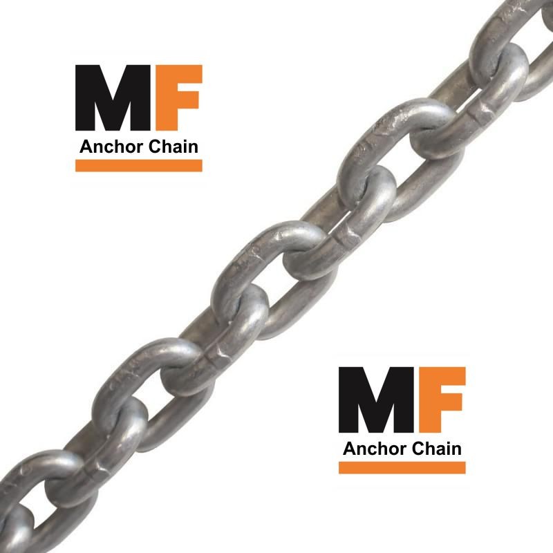 10mm ISO4565 MF Grade 40 EN ISO 461 Hot Dip Galvanised Calibrated Anchor Chain