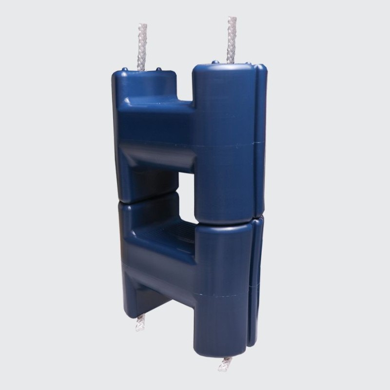 Majoni Stackable Ladder Fender in Navy, roped two stack