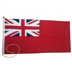 Premium Sewn Red Ensigns - Heavy-Duty, Fade-Resistant