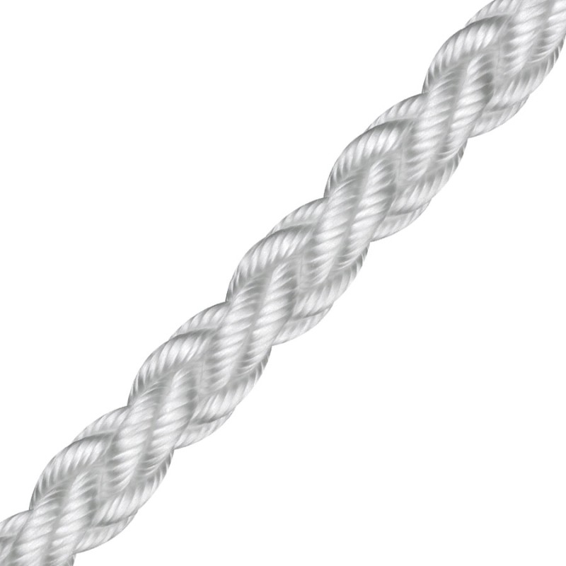 Clearance LIROS Octoplait Multifilament Polypropylene White Rope