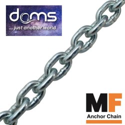 8mm DIN766 MF DAMS Grade 70 Calibrated Anchor Chain - Hot Dip ENO ISO Galvanising