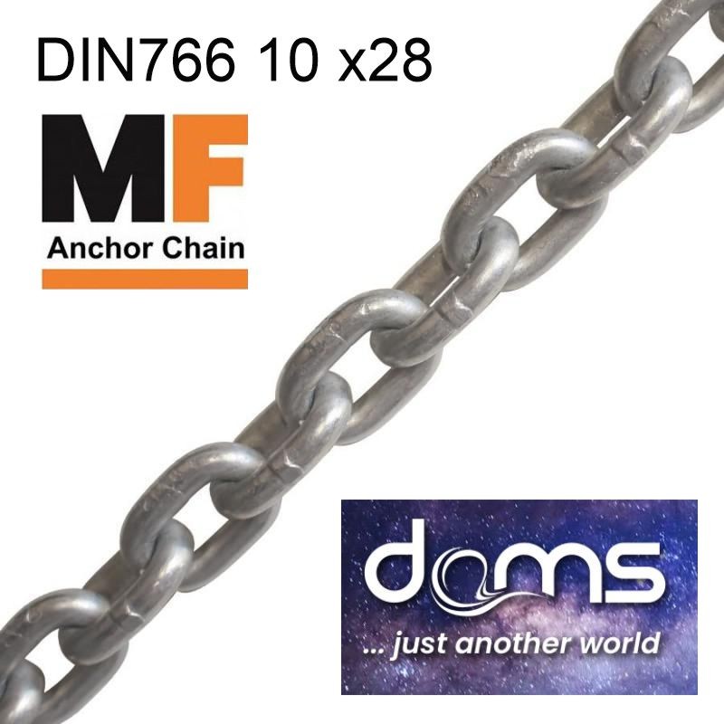 10mm MF DAMS Grade 70 DIN766 or ISO4565 Calibrated Anchor Chain 10mm MF DAMS Grade 70 DIN766 or ISO4565 Calibrated Anchor Chain