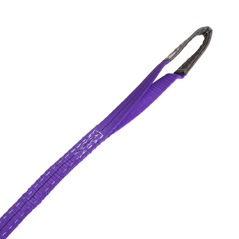 Shoreline Mooring Webbing Strops - purple loop detail