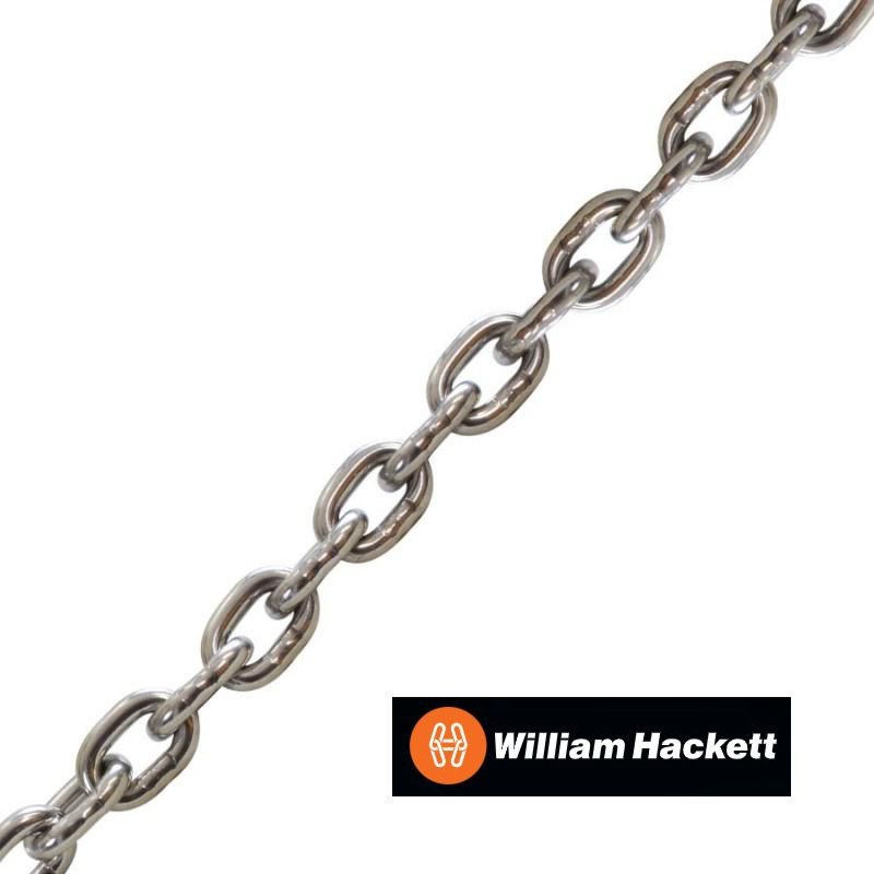 William Hackett G4 Stainless Steel Calibrated Anchor Chain William Hackett G4 Stainless Steel Calibrated Anchor Chain