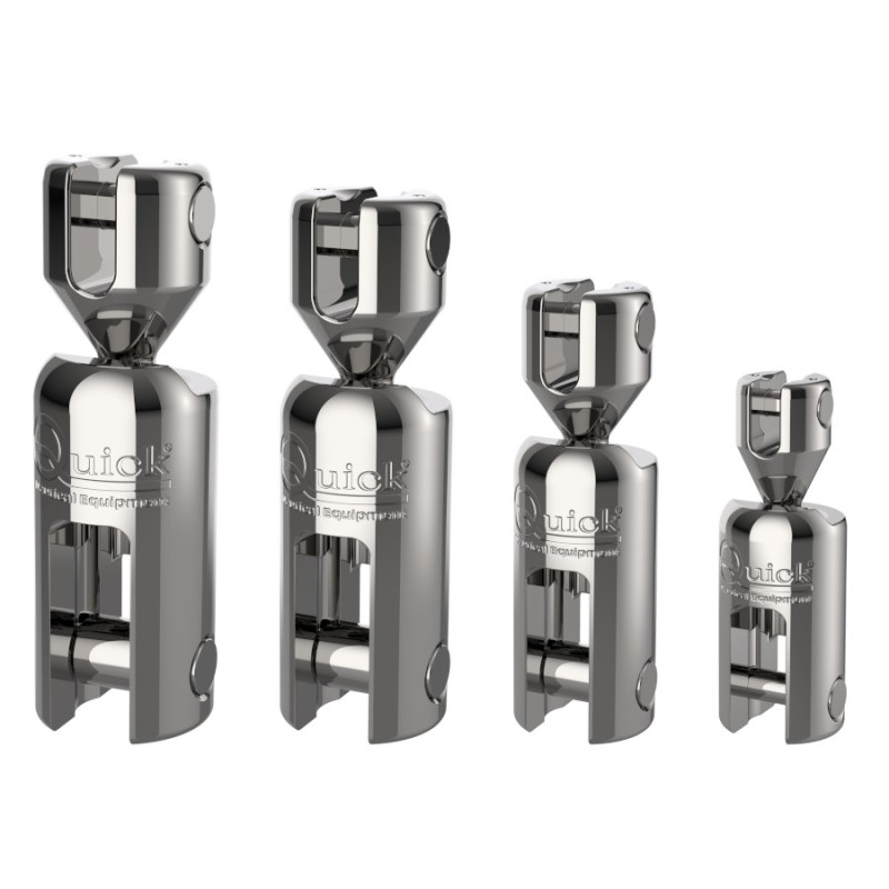 Quick Olympic Swivel Anchor Connector - Bright Polished for anchors from 7kg to 140kg