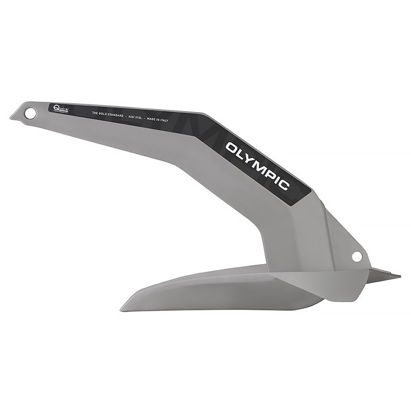 quick yacht anchor lateral view - Satin Finish