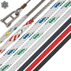 5mm Wire spliced to 12mm LIROS EVO Halyards