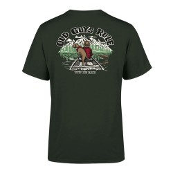 Old Guys Rule Dogs Best Friend III T-Shirt - Forest Green