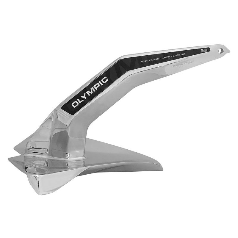 Quick Olympic Anchor - Bright Polished - side elevation