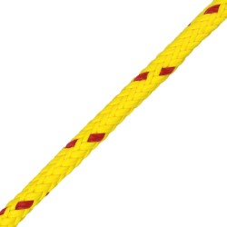 LIROS 7mm Hollow Braid Floating Polypropylene Safety Rope
