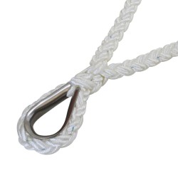 LIROS 20mm Octoplait Nylon V shape Mooring Bridle