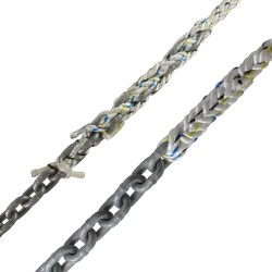 LIROS 12mm Anchorplait Nylon Spliced to 8mm Chain