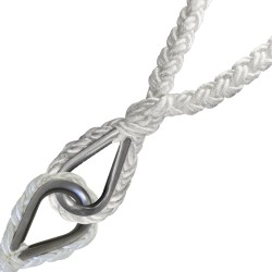 LIROS 12mm Octoplait Multifilament Polypropylene V Part of Y Shape Bridle