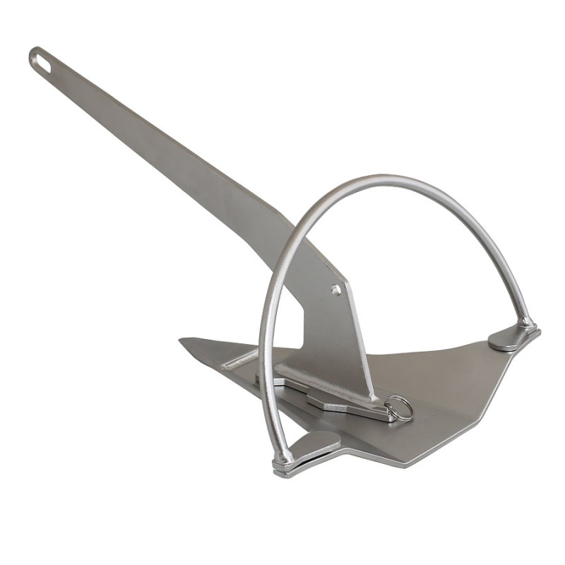 Mantus Stainless Steel Dinghy Anchor - 0.9kg - side elevation