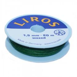 Liros waxed whipping twine green